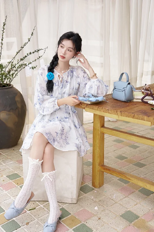 Goddess Outfit Floral Midi Dress for Women