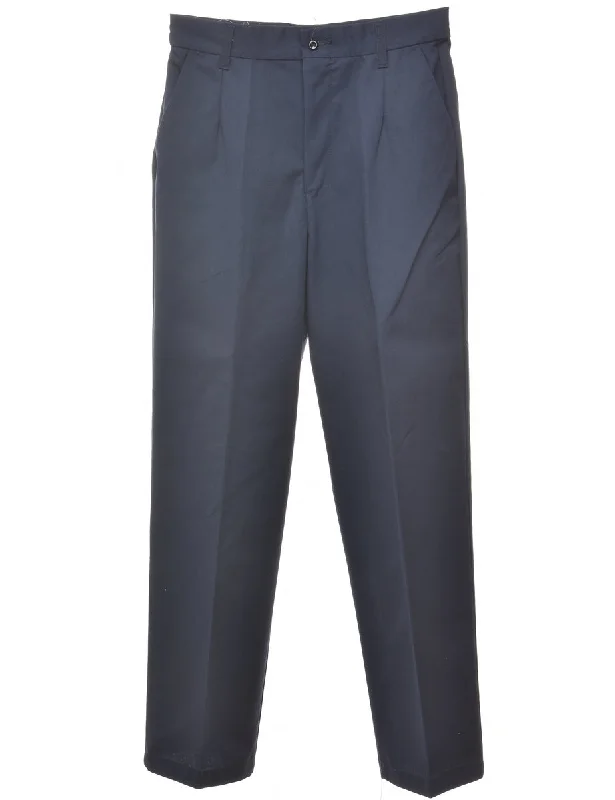 Fashionable And Versatile Navy Chinos - W30