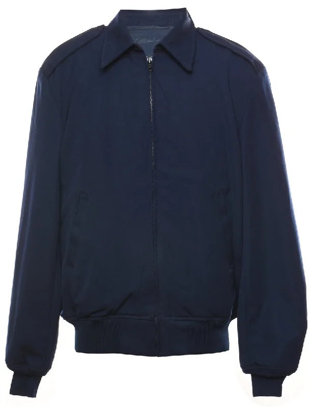 Free And Casual Navy Classic Jacket - L