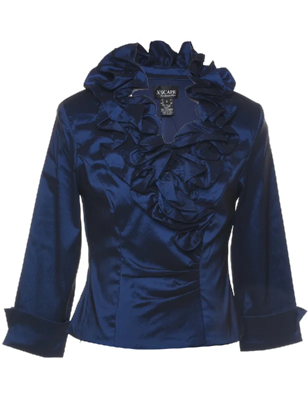Artistic Temperament Navy Evening Top - M