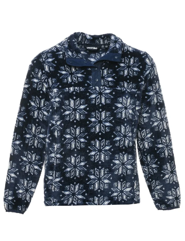 Minimal Style Navy Fleece - M