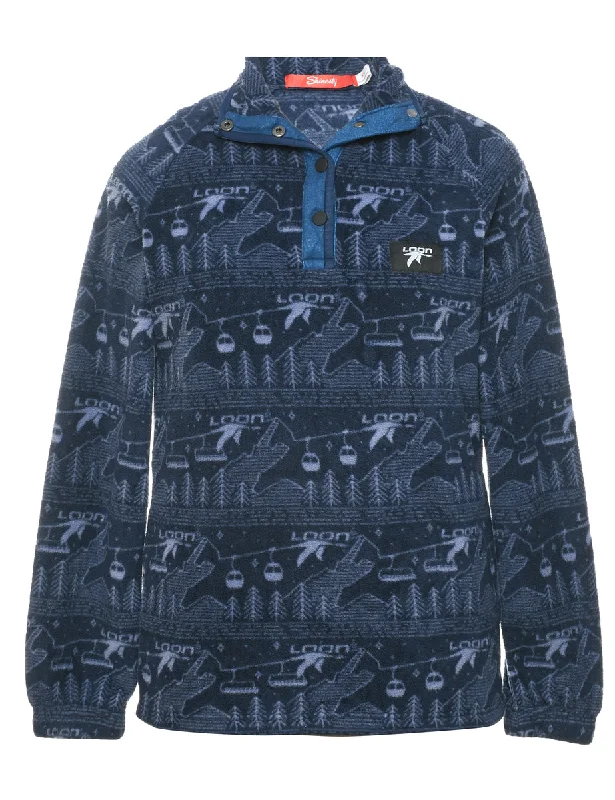 Personalized Series Navy Fleece - XS