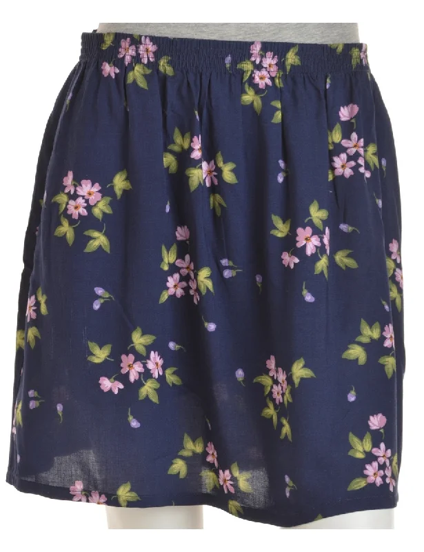 Personal Charm Navy Mini Skirt