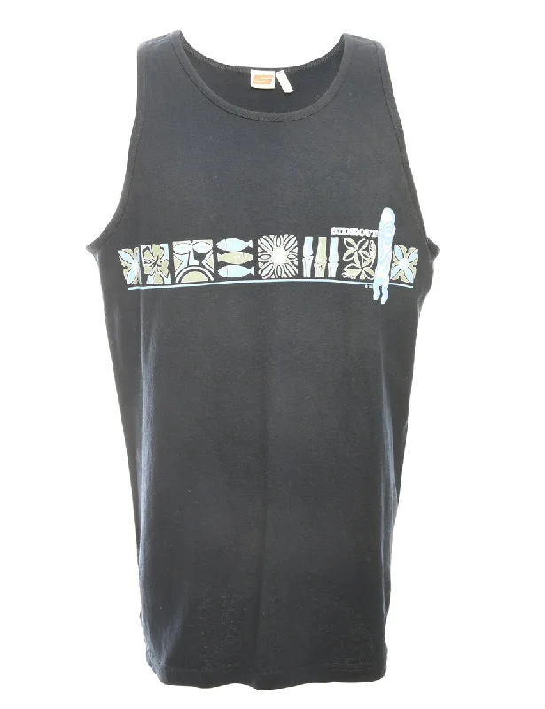 Easy Style Navy Printed T-shirt - L