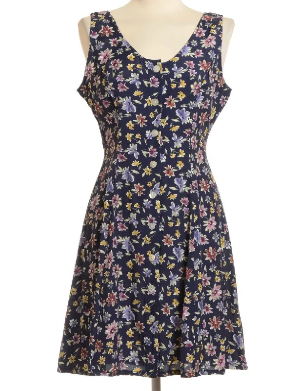 Smart Casuals Navy Short Dress