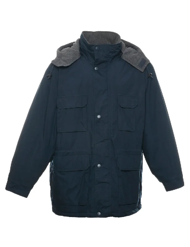 Relaxed Dresses Navy Ski Jacket - L