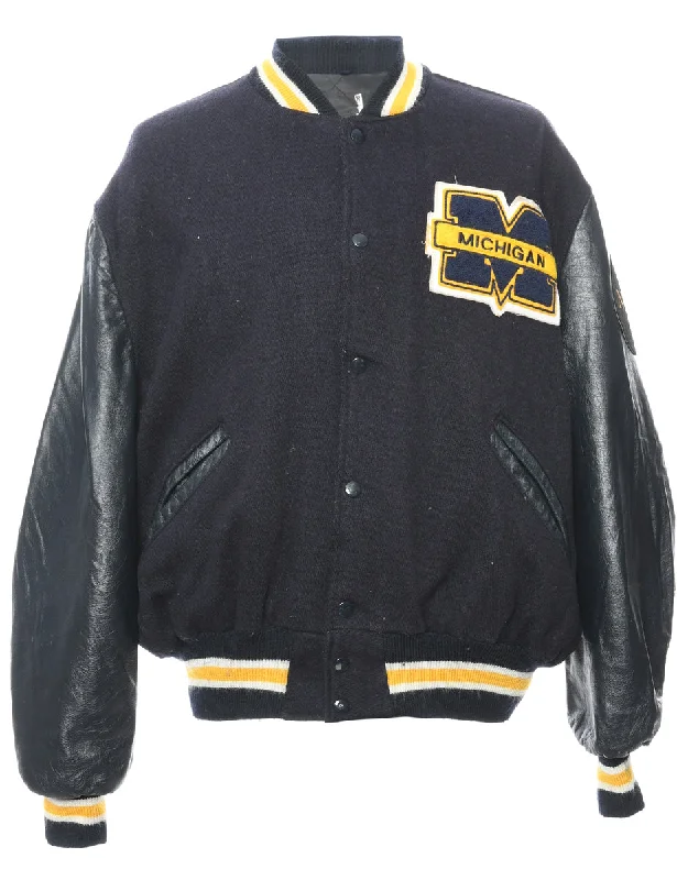 Relaxed Fashion Navy Team Jacket - L
