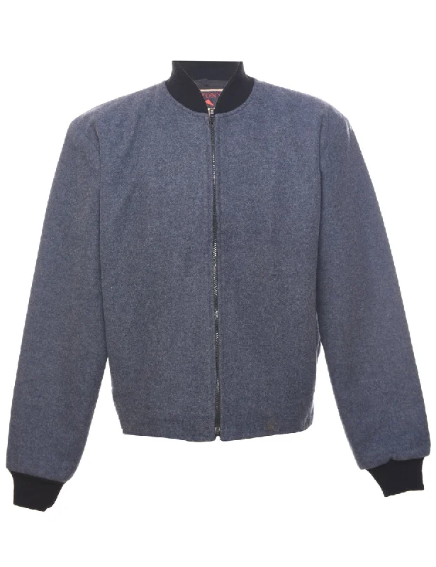 Soft Casuals Navy Wool Jacket - L