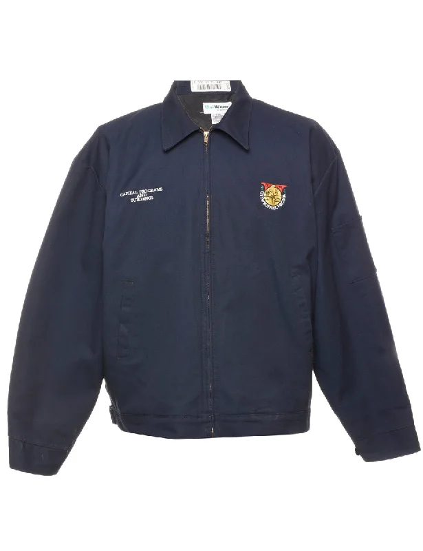 Light Dressing Navy Workwear Jacket - XL