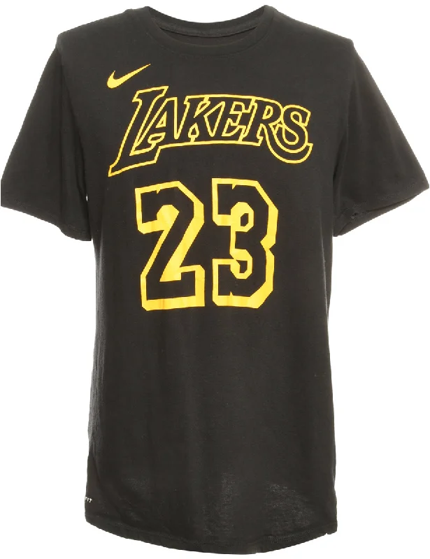 Soft Comfort Wear NBA Nike Sports T-shirt - L