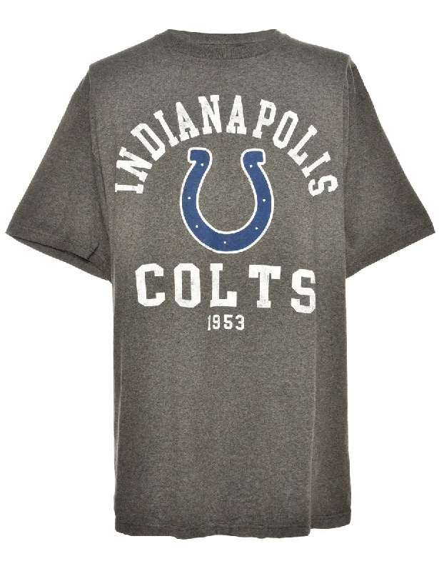 Moisture wicking NFL Indianapolis Colts Sports T-shirt - L