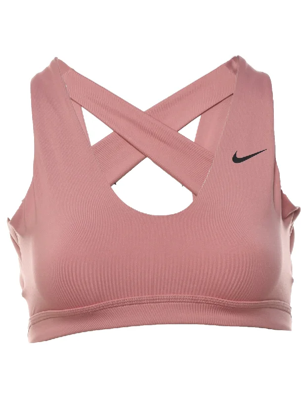Refreshing Design Nike Pale Pink Sports Bra - S