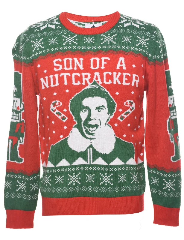 Effortless Comfort Nordic Christmas Jumper - M