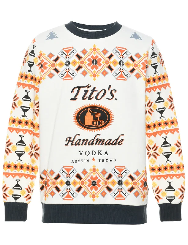 Versatile Comfort Nordic Christmas Sweatshirt - S