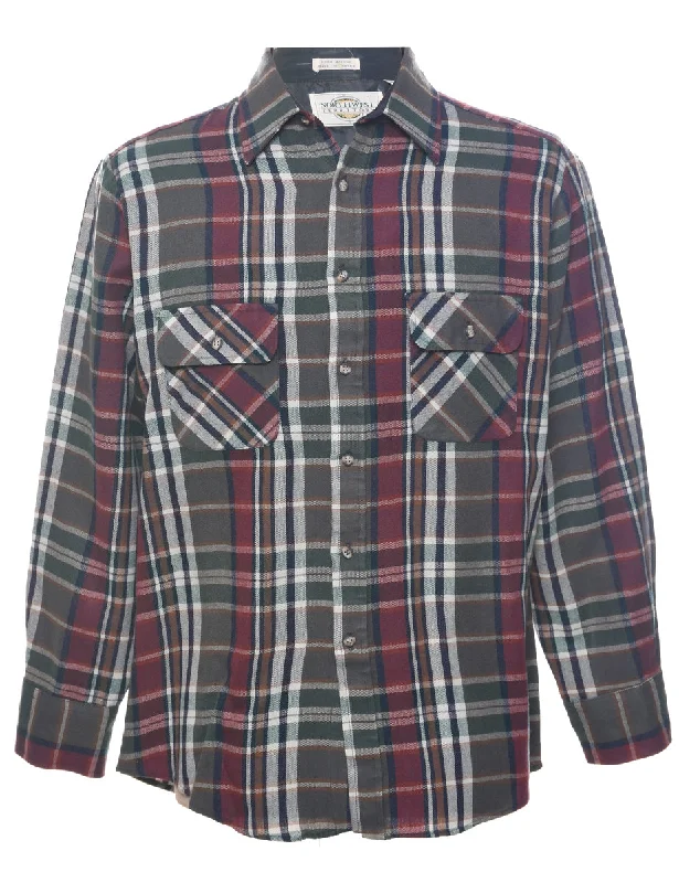 Comfortable And Casual Northwest Territory Checked Shirt - M