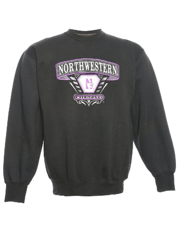 Youthful Street Fashion Northwestern WildCats Football Sports Sweatshirt - M