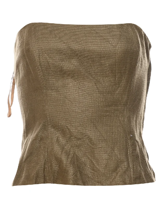 Urban Comfort Olive Green Corset - S