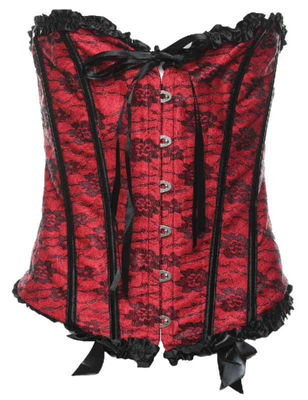 Red Bustier - M