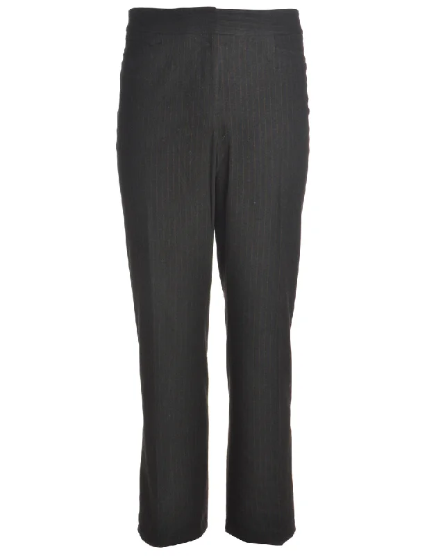 Reworked Cropped Dana Tapered Trousers - W34