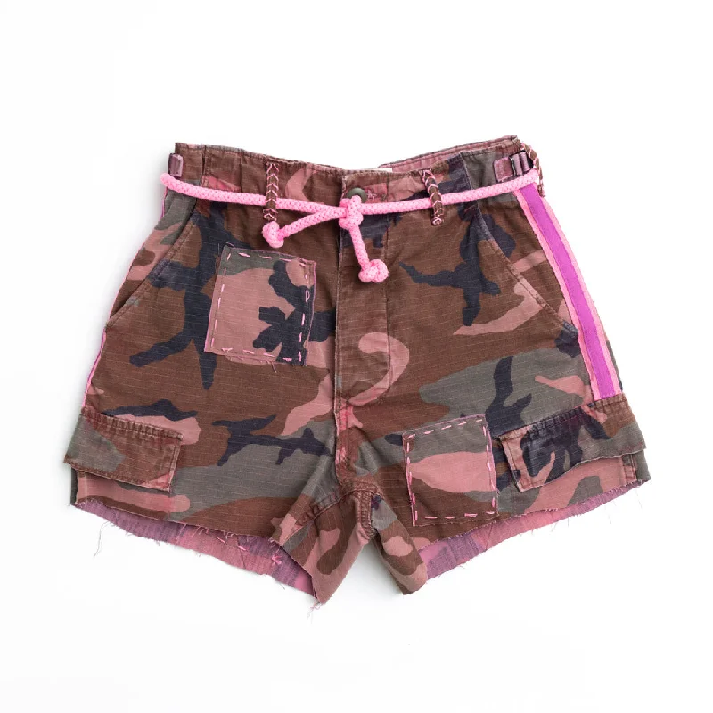 Cute Style Riley Vintage Hot Pink Camo Shorts PREORDER SHIPS IN 2 WEEKS