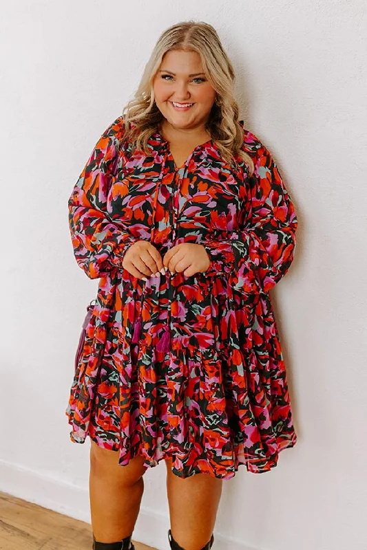 Effortless Outfits Sangria Toast Mini Dress Curves