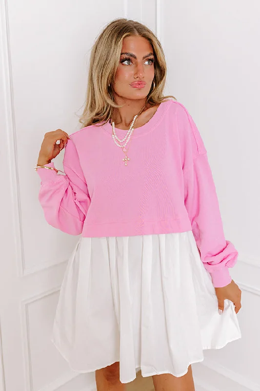 Elegant Fit Sweet Smile Shift Dress