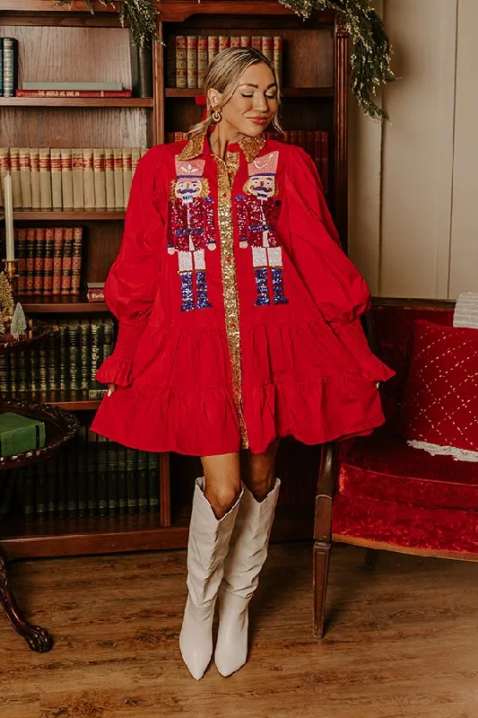 Romantic Temperament The Nutcracker Sequin Mini Dress