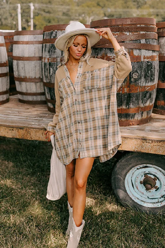 Classic Design Vail Views Plaid Tunic Dress