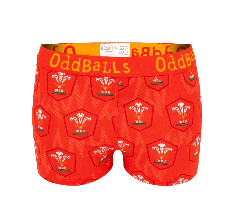 Welsh Rugby Union Flames - Ladies Boxers